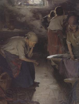 Avram Efimovich Arkhipov Laundresses (nn02) Norge oil painting art